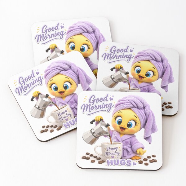 Item preview, Good Morning Monday Hugs designed and sold by BlissBlvdShop.