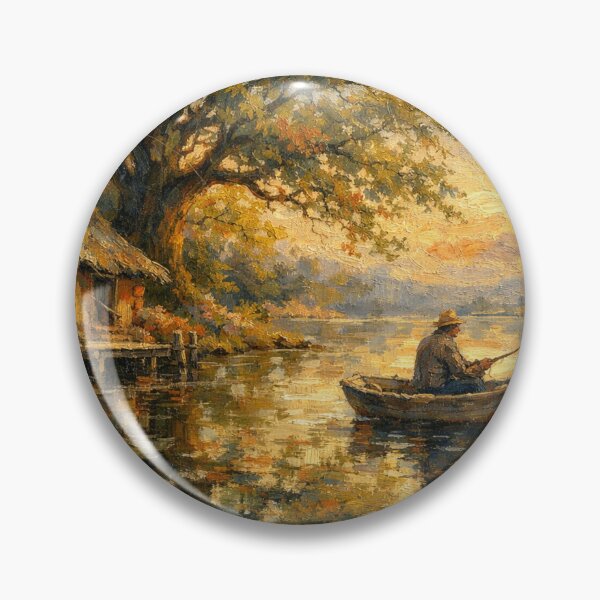 Item preview, Anglers in a peaceful landscape designed and sold by Sigtrix.