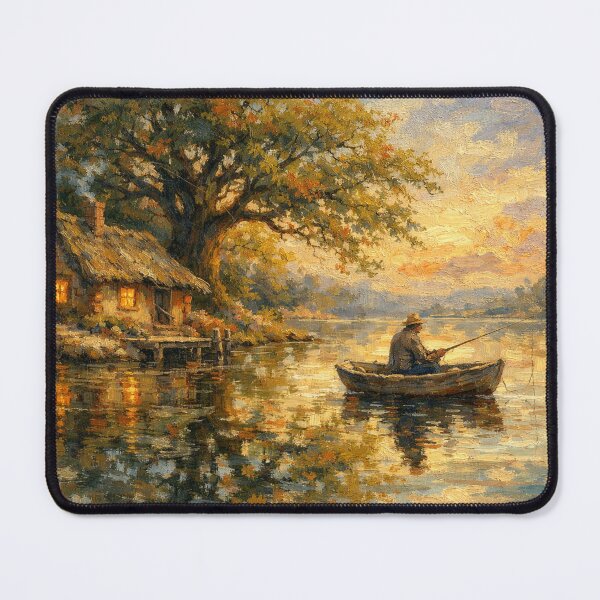 Item preview, Anglers in a peaceful landscape designed and sold by Sigtrix.