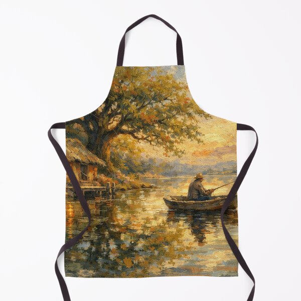 Item preview, Anglers in a peaceful landscape designed and sold by Sigtrix.