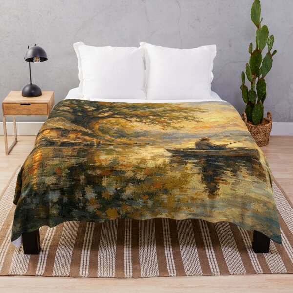 Item preview, Anglers in a peaceful landscape designed and sold by Sigtrix.