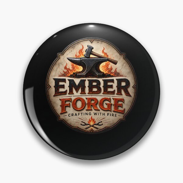 Item preview, Ember Forge Fire Crafts designed and sold by FreshPixelArt.
