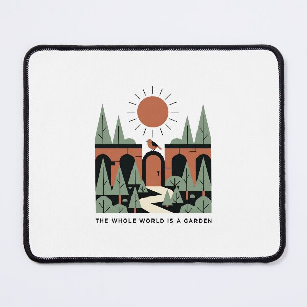 Item preview, The Whole World Is A Garden Secret Garden Minimalist Landscape designed and sold by Fenay Designs.