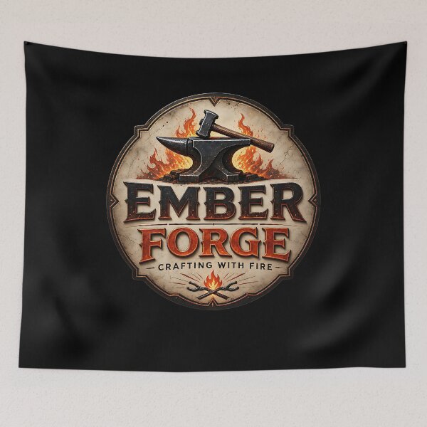 Item preview, Ember Forge Fire Crafts designed and sold by FreshPixelArt.