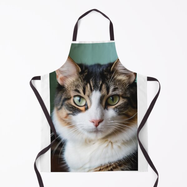 Item preview, Animals - Tabby Cat Portrait, Intense Green-Yellow Gaze designed and sold by DoodyPets.