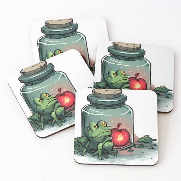Item preview, Frog Poison Apple Jar designed and sold by IllumeInk.