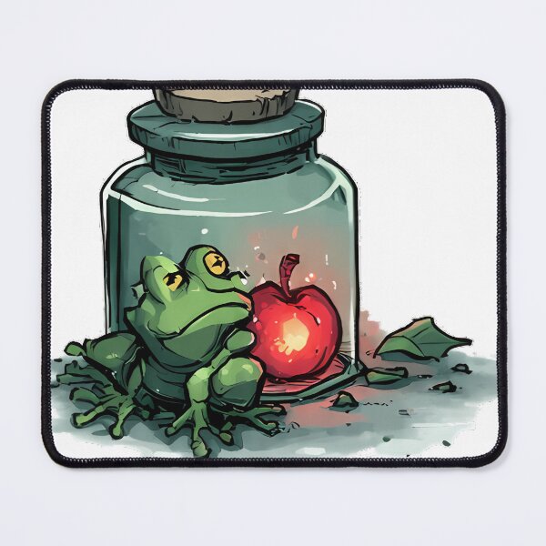 Item preview, Frog Poison Apple Jar designed and sold by IllumeInk.