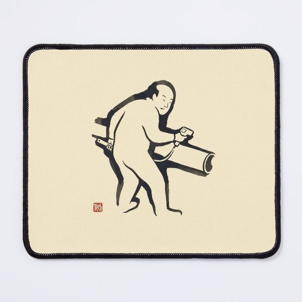 Item preview, Funny NDT Technician Art Print - Minimalist Ukiyo-e Style designed and sold by DuckOddity.