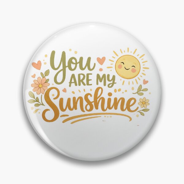 Item preview, You Are My Sunshine Cute Aesthetic Typography Design | Positive Quote Art designed and sold by CreativeNest Prints.