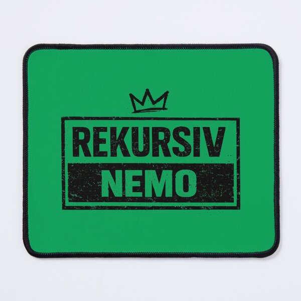 Item preview, REKursiv NEMO, Black Transparent Logo, Experimental Music designed and sold by Burn-Ego.