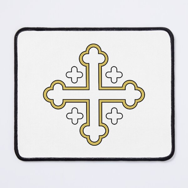 Item preview, Budded Cross White on White. Copyright: © Collugraphic    designed and sold by Collugraphic.