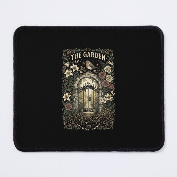 Item preview, The Garden Gate and Robin Vintage Secret Garden Tarot Art designed and sold by Fenay Designs.