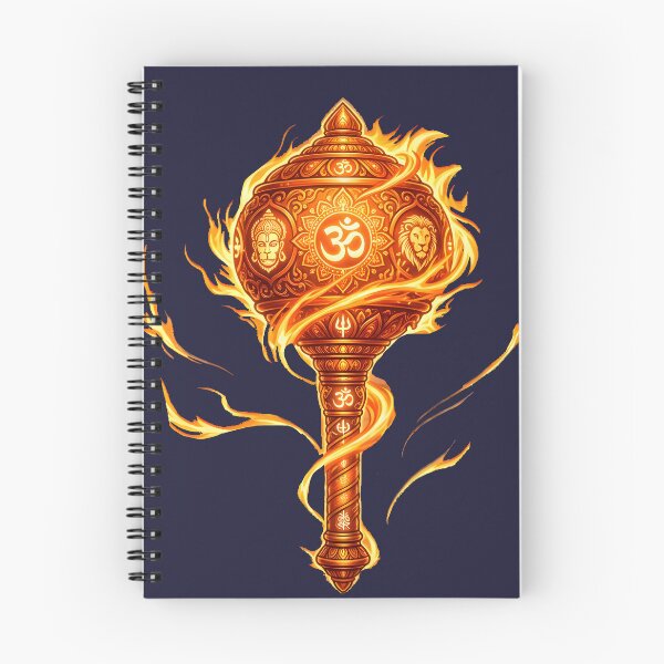 Item preview, Fire Energy Hanuman Gada | Bajrang Bali weapon designed and sold by hutofdesigns.