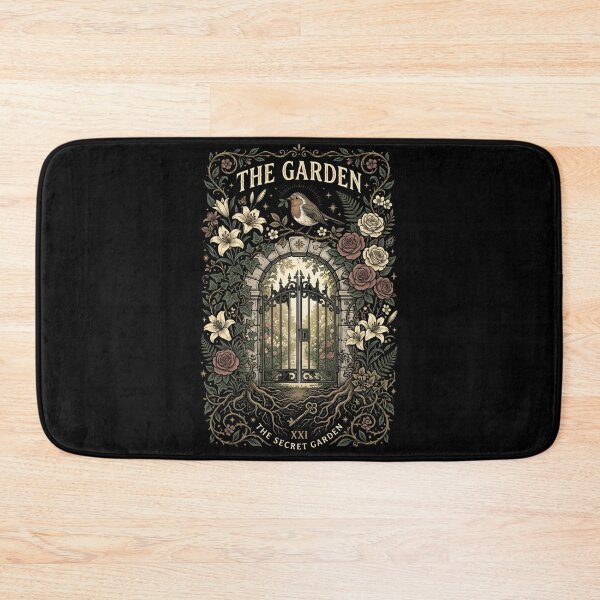 Item preview, The Garden Gate and Robin Vintage Secret Garden Tarot Art designed and sold by Fenay Designs.