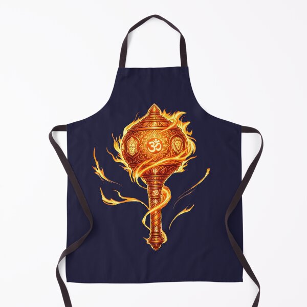 Item preview, Fire Energy Hanuman Gada | Bajrang Bali weapon designed and sold by hutofdesigns.
