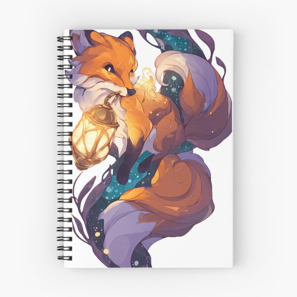 Item preview, Fox Amethyst Lantern Forest designed and sold by IllumeInk.