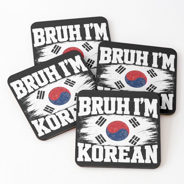 Item preview, Bruh I’m Korean Funny Korean Pride Flag  designed and sold by THREE LITTLE BEANS.