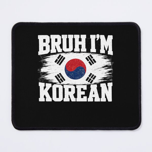 Item preview, Bruh I’m Korean Funny Korean Pride Flag  designed and sold by THREE LITTLE BEANS.