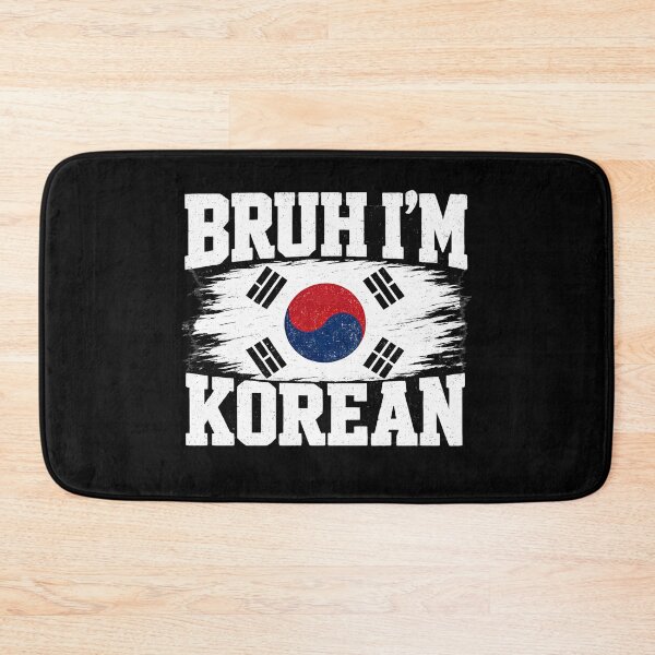 Item preview, Bruh I’m Korean Funny Korean Pride Flag  designed and sold by THREE LITTLE BEANS.