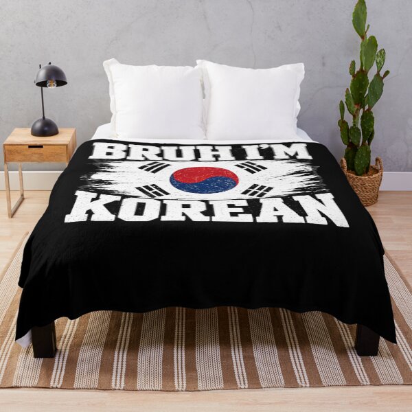 Item preview, Bruh I’m Korean Funny Korean Pride Flag designed and sold by THREE LITTLE BEANS.