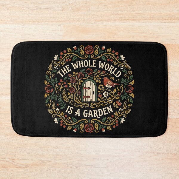 Item preview, The Whole World Is A Garden Secret Garden Robin Wreath Art designed and sold by Fenay Designs.