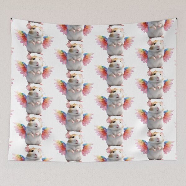 Item preview, Winged Hamster (2) designed and sold by The Painted Lamb.