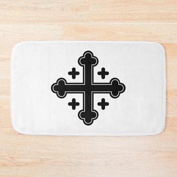 Item preview, Budded Cross Black on White. Copyright: © Collugraphic    designed and sold by Collugraphic.