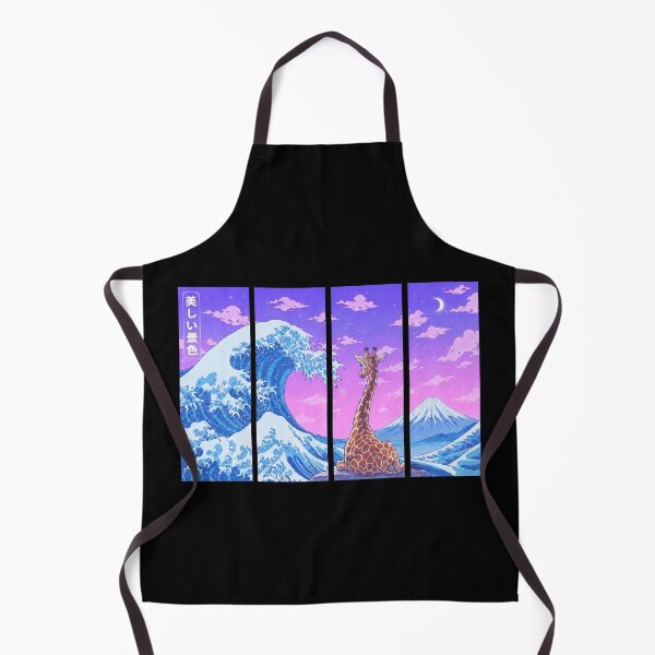 Item preview, Funny Giraffe Japanese Kanagawa Wave Vapor Japan Boys Girls Kids designed and sold by FurryHavenPH.