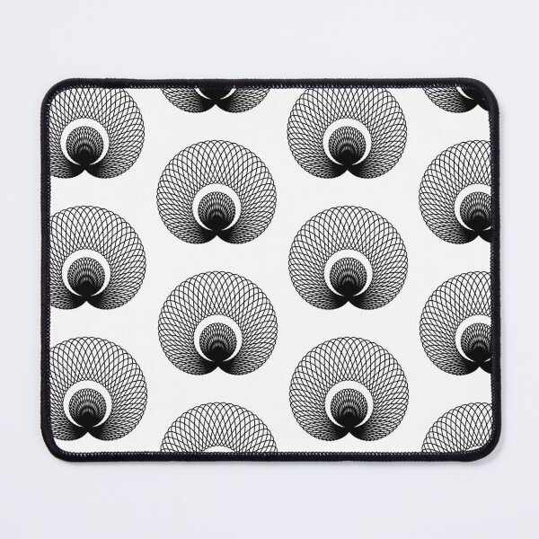 Item preview, Geometric Mandala with Harmonic Wave Patterns (black color) designed and sold by molivi.