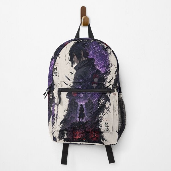 Item preview, Sasuke | Shadow Eye Warrior – Dark Cosmic Ninja Fantasy Anime Inspired Artwork designed and sold by Dyan4.