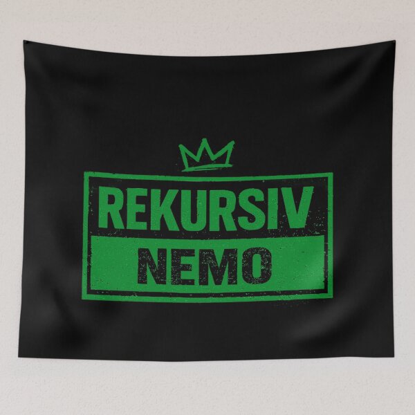 Item preview, REKursiv NEMO, Green Transparent Logo, Experimental Music designed and sold by Burn-Ego.