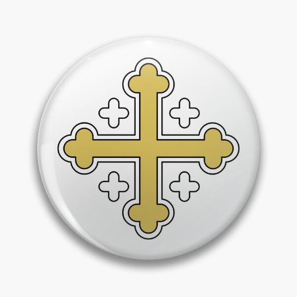 Item preview, Budded Cross Gold on White. Copyright: © Collugraphic    designed and sold by Collugraphic.