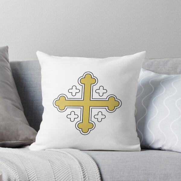 Item preview, Budded Cross Gold on White. Copyright: © Collugraphic    designed and sold by Collugraphic.