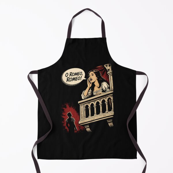 Item preview, O Romeo Romeo Pop Art Comic Juliet Balcony Graphic designed and sold by Fenay Designs.