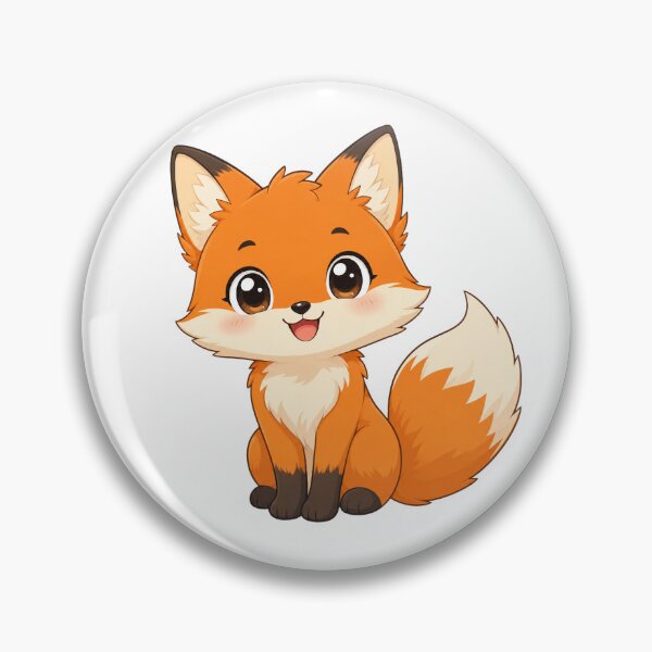 Item preview, Cute Cartoon Fox Sticker designed and sold by HoloHugDesigns.