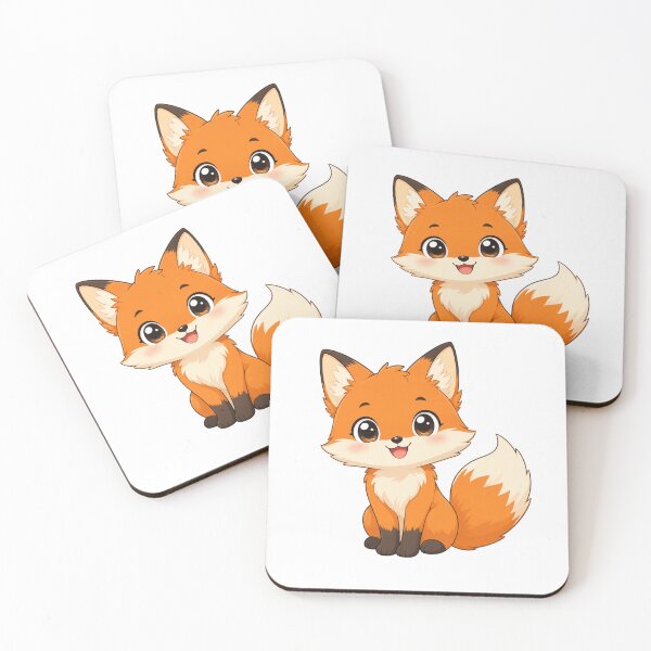 Item preview, Cute Cartoon Fox Sticker designed and sold by HoloHugDesigns.