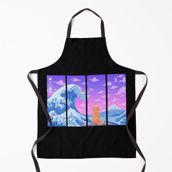 Item preview, Funny Goldendoodle Japanese Kanagawa Wave Vapor Japan Boys Girls Kids designed and sold by FurryHavenPH.