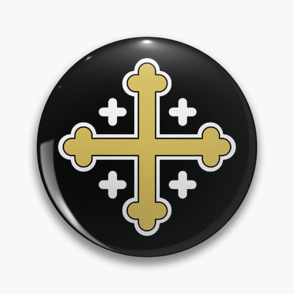 Item preview, Budded Cross Gold on Black. Copyright: © Collugraphic    designed and sold by Collugraphic.