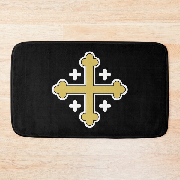 Item preview, Budded Cross Gold on Black. Copyright: © Collugraphic    designed and sold by Collugraphic.