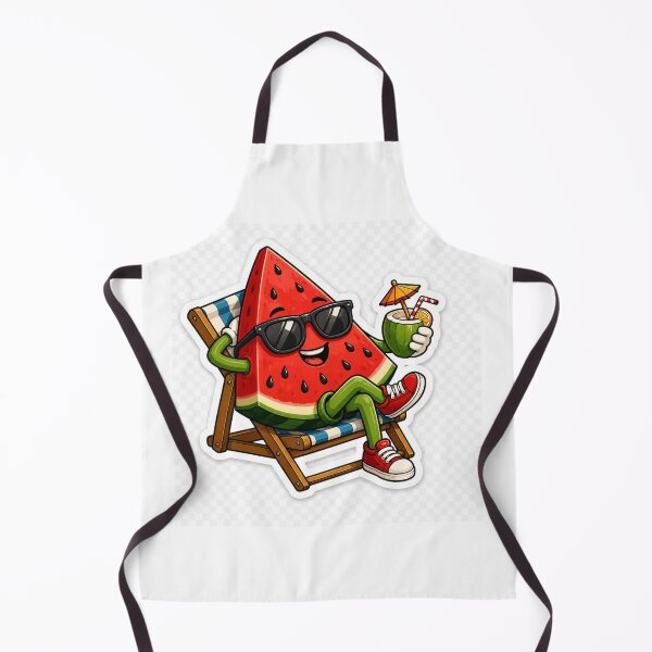 Item preview, Relaxing Watermelon Character Sticker designed and sold by layalistoresa.