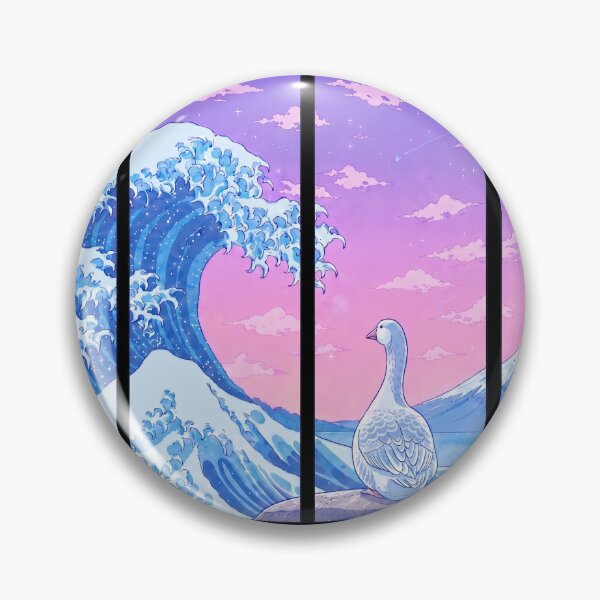 Item preview, Funny Goose Japanese Kanagawa Wave Vapor Japan Boys Girls Kids designed and sold by FurryHavenPH.