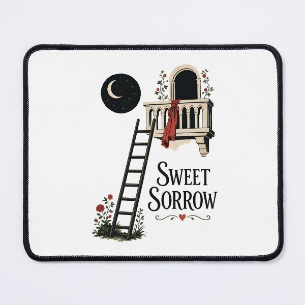 Item preview, Sweet Sorrow Romeo and Juliet Ladder Balcony Scene Art designed and sold by Fenay Designs.