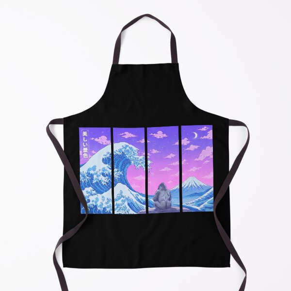 Item preview, Funny Gorilla Japanese Kanagawa Wave Vapor Japan Boys Girls Kids designed and sold by FurryHavenPH.