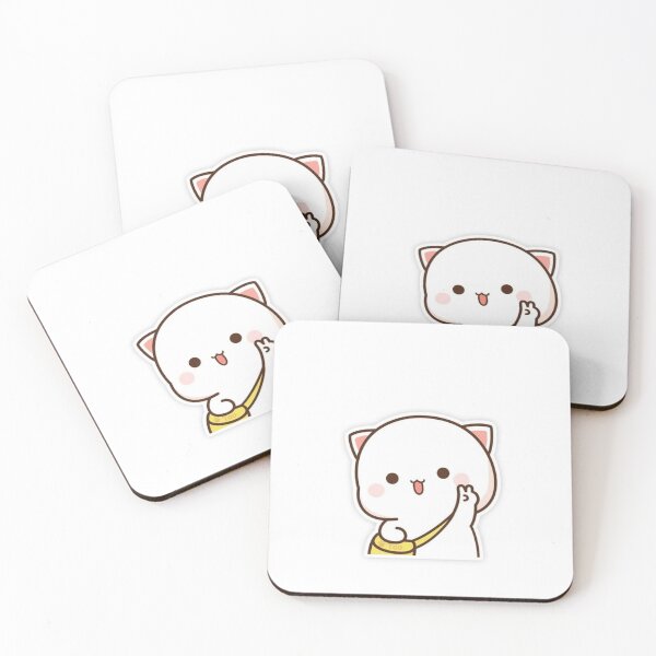 Item preview, Cute thinking kawaii cat sticker  designed and sold by NNCollection.