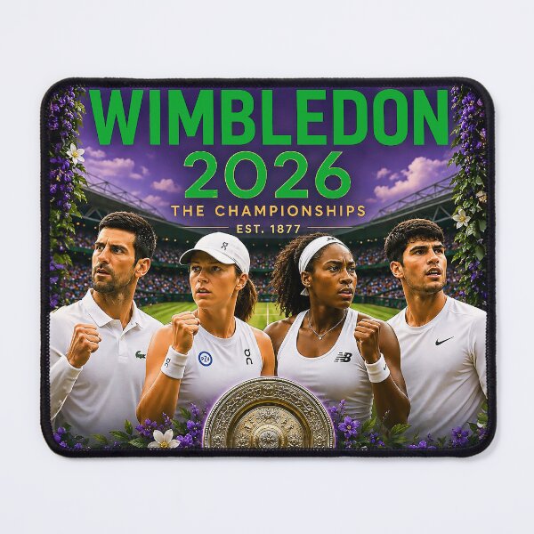Item preview, WIMBLEDON 2026 TENNIS CHAMPIONSHIPS – Celebrating Excellence on Grass Courts designed and sold by DBM Photo Art 1.