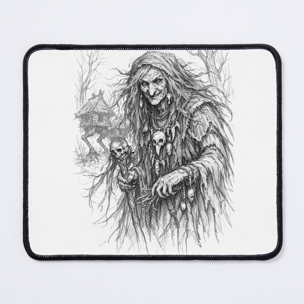 Item preview, Baba Yaga - The Ancient Forest Witch - Slavic Mythology designed and sold by Sierodzyna.