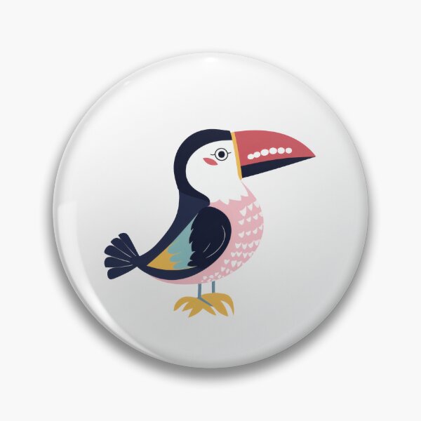 Item preview, Scandinavian Folk Art, Toucan designed and sold by xiao xuans.