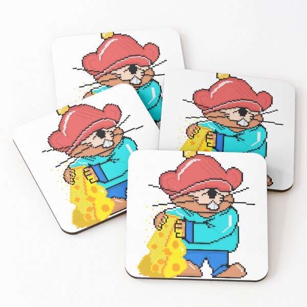 Item preview, Cute Mouse Eating Cheese designed and sold by RetroRlx.