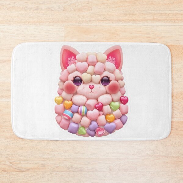 Item preview, Marshmallow Cat Kawaii Sticker designed and sold by Stylestickers55.