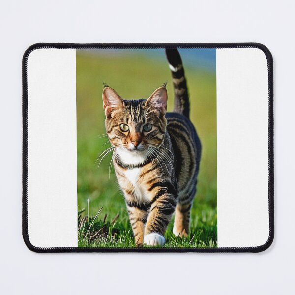 Item preview, Animals - Tabby Cat with a Captivating Gaze, Outdoor Portrait designed and sold by DoodyPets.